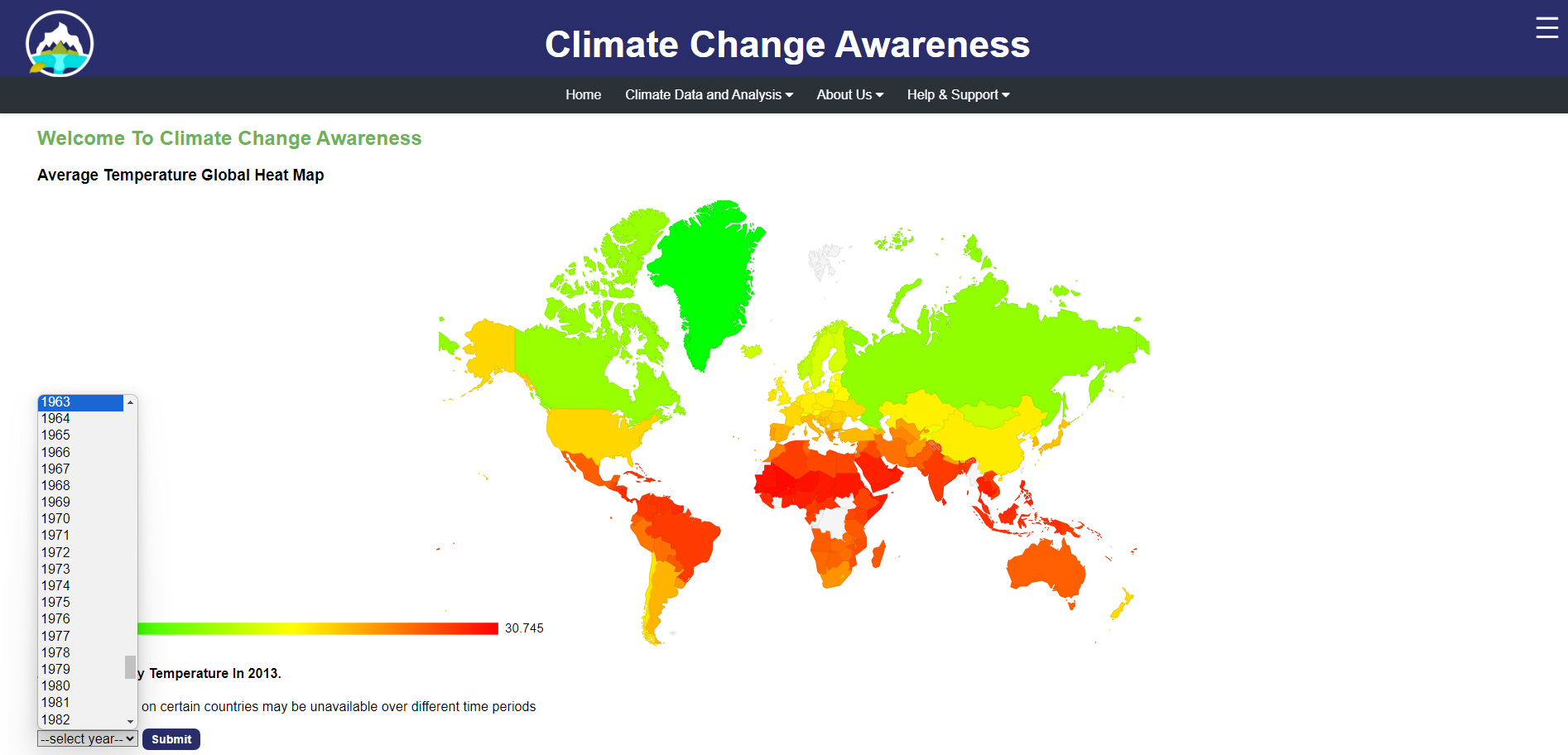 Climate Change Website