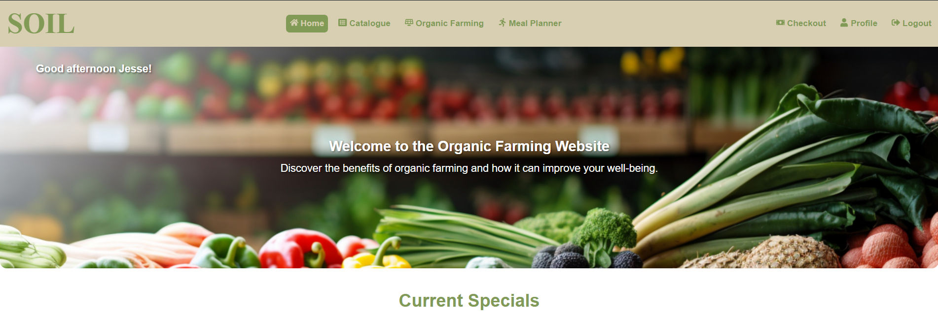 Grocery Website