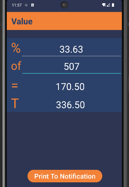 Java Percentage Calculator